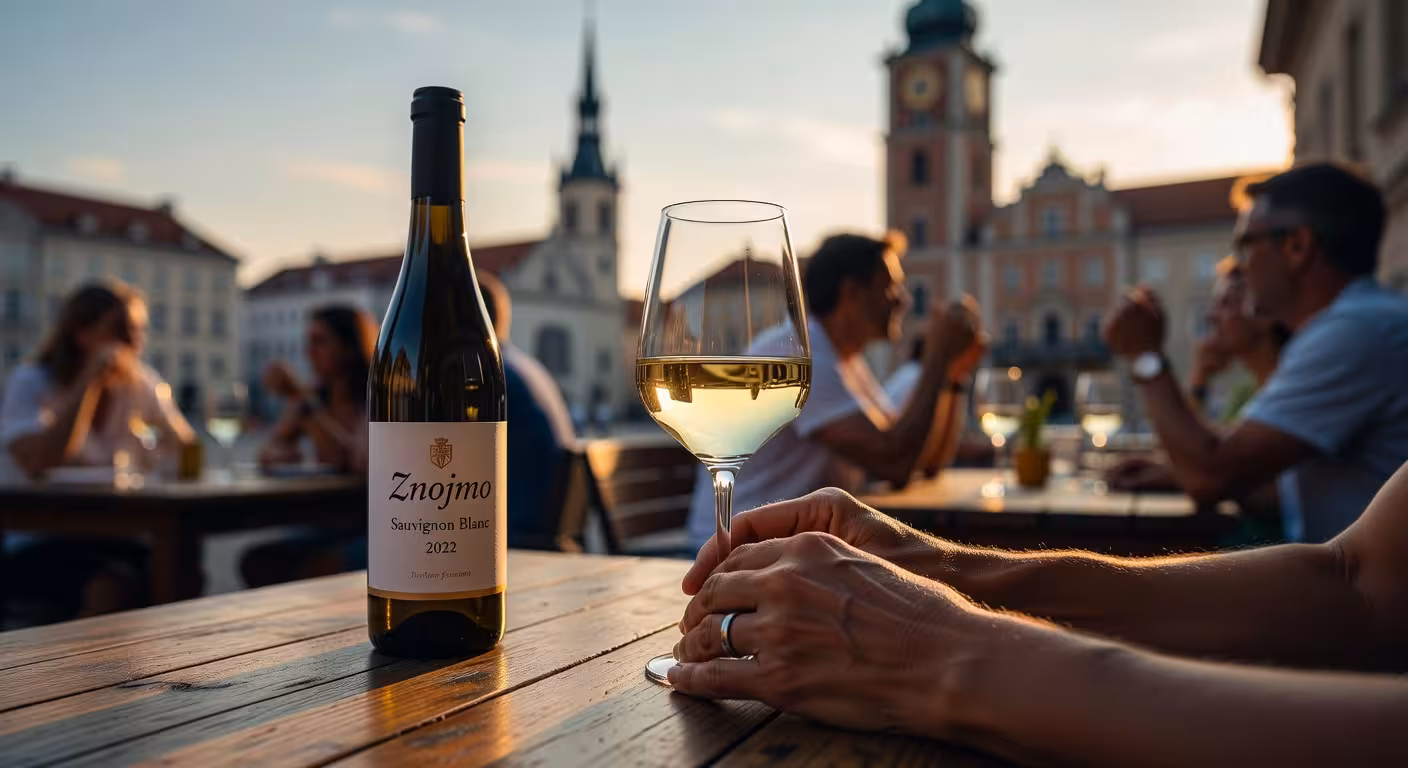 Degustace moravského vína v centru Brna