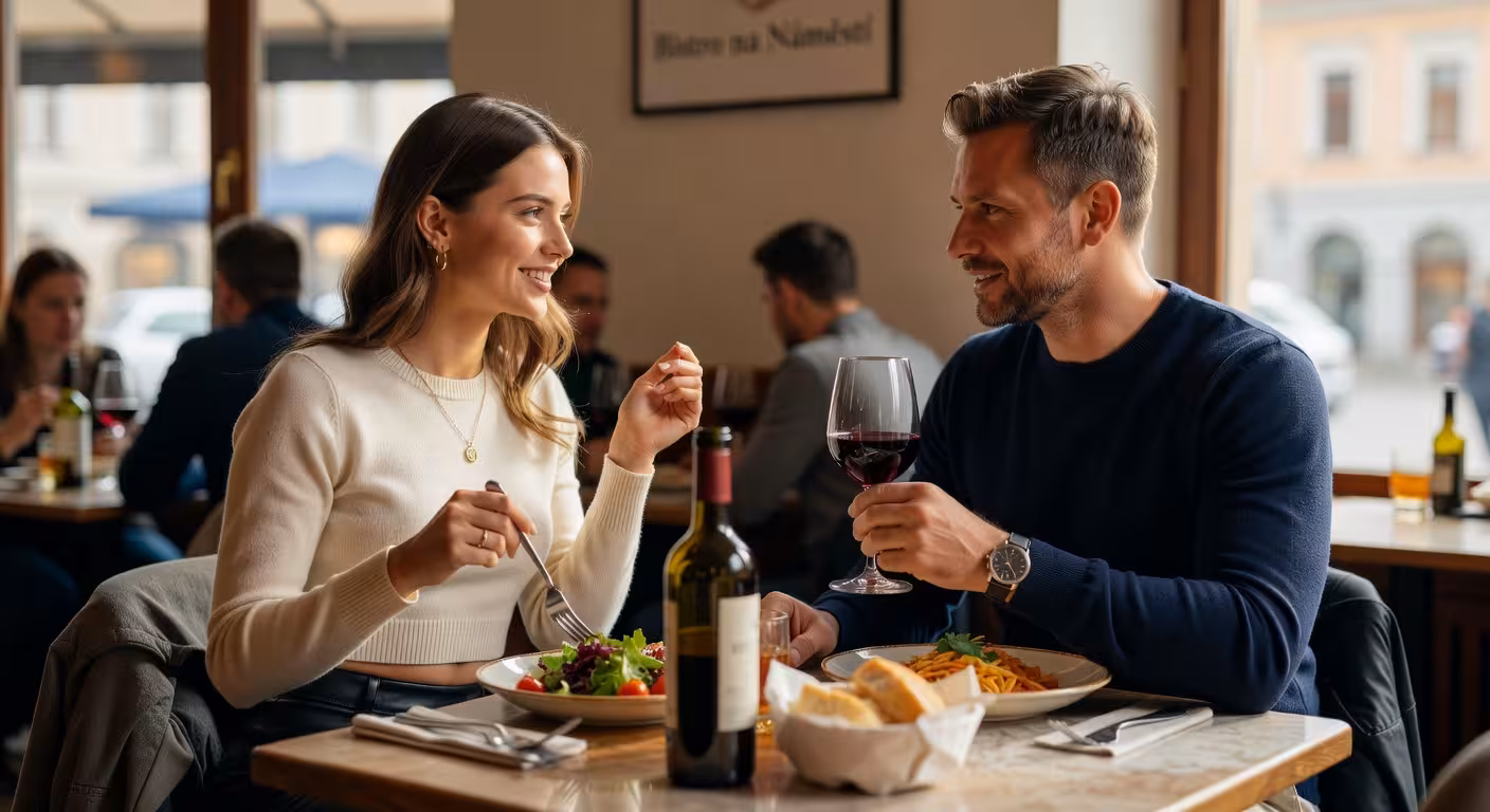 Oběd v kvalitní restauraci v centru Českých Budějovic